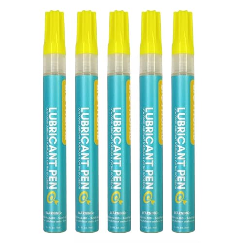 5*Stück Mehrzweck-Schmierstift,Schlossreparaturwerkzeug,Schmierstift, Schlosszylinder,Schmiermittel für Maschinen,Rostschutzformel für Türschloss/Fahrradketten/Automaschinen, fleckfrei zum Gebrauch von NICEYEA