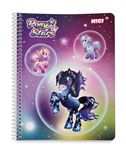 NICI 48760 Spiralblock DIN A5 Pony Stars, bunt NICI 48760 Spiralblock DIN A5 Pony Stars, bunt von NICI