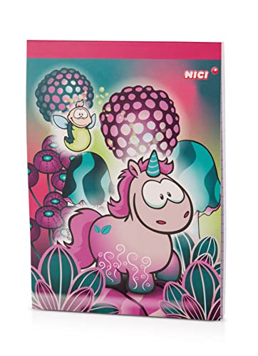 NICI 49115 Notizblock Einhorn Midnight Floral DIN A6 bunt kariert 60 Blatt 80g FSC-Papier-Tolle Geschenkidee NICI 49115 Notizblock Einhorn Midnight Floral DIN A6 bunt kariert 60 Blatt 80g FSC-Papier-Tolle Geschenkidee von NICI