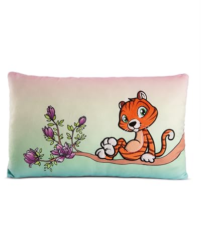 NICI Kuschelkissen Tiger Mandarina 43 x 25cm - Flauschiges Kuscheltier Kissen mit Tigerdame für Mädchen, Jungen & Babys, Rechteckiges Stofftierkissen – 49796 NICI Kuschelkissen Tiger Mandarina 43 x 25cm - Flauschiges Kuscheltier Kissen mit Tigerdame für Mädchen, Jungen & Babys, Rechteckiges Stofftierkissen – 49796 von NICI