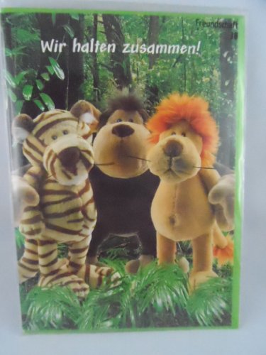 NICI - 55838 - Wild Friends, Klappkarte, mit Umschlag, Wir halten zusammen! NICI - 55838 - Wild Friends, Klappkarte, mit Umschlag, Wir halten zusammen! von NICI