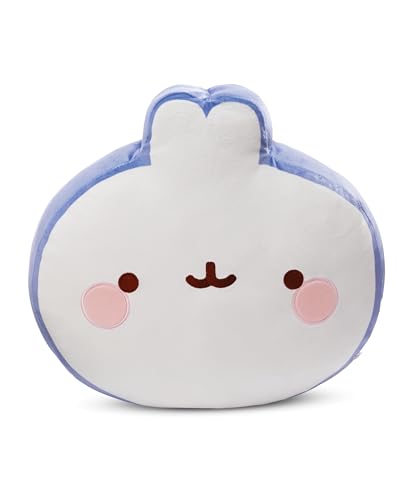 NICI 61167 Kissen MOLANG 35x35x12cm weiß-Flauschiges Kuscheltierkissen für Jungen, Mädchen, Babys und Kuscheltierliebhaber – ideal für Zuhause, Kindergarten oder unterwegs von NICI