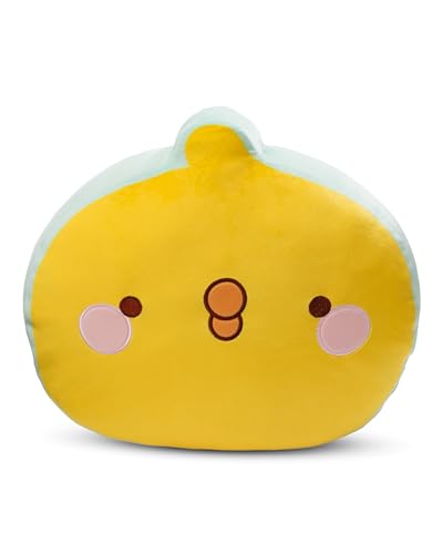 NICI Kuschelkissen Piu Piu 35x35x12cm - Flauschiges Kuscheltier Kissen mit Molang Gesicht für Mädchen, Jungen & Babys, Rechteckiges Stofftierkissen – 61168, Gelb NICI Kuschelkissen Piu Piu 35x35x12cm - Flauschiges Kuscheltier Kissen mit Molang Gesicht für Mädchen, Jungen & Babys, Rechteckiges Stofftierkissen – 61168, Gelb von NICI