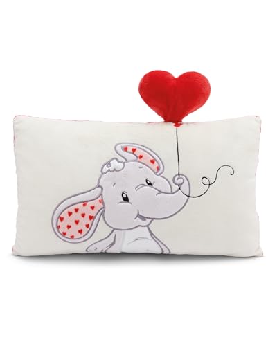 NICI Kissen Love Elefant 43x25cm beige - Flauschiges Kuscheltierkissen für Jungen, Mädchen, Babys und Kuscheltierliebhaber: ideal für Zuhause, Kindergarten oder unterwegs NICI Kissen Love Elefant 43x25cm beige - Flauschiges Kuscheltierkissen für Jungen, Mädchen, Babys und Kuscheltierliebhaber: ideal für Zuhause, Kindergarten oder unterwegs von NICI