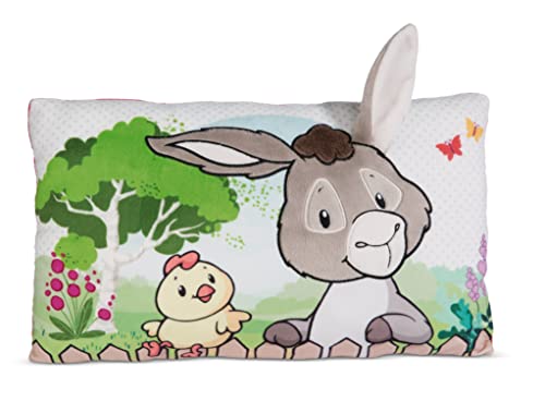 NICI Kissen Donkeylee 43 x 25 cm – rechteckiges Kuschelkissen aus weichem Plüsch, Dekokissen mit Esel-Motiv für Kinder & Erwachsene, 49036, tolle Geschenkidee, bunt, 43x25cm NICI Kissen Donkeylee 43 x 25 cm – rechteckiges Kuschelkissen aus weichem Plüsch, Dekokissen mit Esel-Motiv für Kinder & Erwachsene, 49036, tolle Geschenkidee, bunt, 43x25cm von NICI