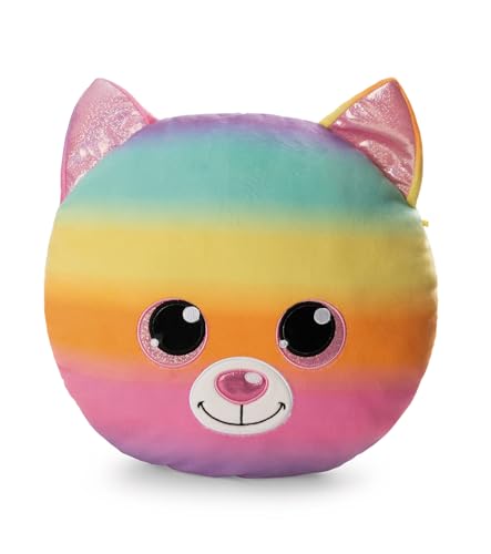 NICI Kissen GLUBSCHIS Katze Miss Mellie 32x32cm - bunt - Flauschiges Kuscheltierkissen für Jungen, Mädchen, Babys und Kuscheltierliebhaber, ideal für Zuhause, Kindergarten oder unterwegs | 62208 NICI Kissen GLUBSCHIS Katze Miss Mellie 32x32cm - bunt - Flauschiges Kuscheltierkissen für Jungen, Mädchen, Babys und Kuscheltierliebhaber, ideal für Zuhause, Kindergarten oder unterwegs | 62208 von NICI