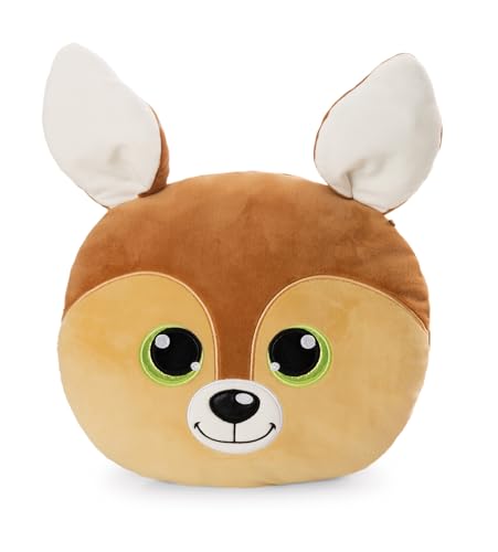 NICI Kissen GLUBSCHIS Rehkitz Feena 32x32cm - braun - Flauschiges Kuscheltierkissen für Jungen, Mädchen, Babys und Kuscheltierliebhaber, ideal für Zuhause, Kindergarten oder unterwegs | 62206 NICI Kissen GLUBSCHIS Rehkitz Feena 32x32cm - braun - Flauschiges Kuscheltierkissen für Jungen, Mädchen, Babys und Kuscheltierliebhaber, ideal für Zuhause, Kindergarten oder unterwegs | 62206 von NICI
