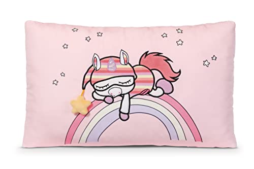 NICI Kissen Schlafmützen Einhorn Myala 43 x 25 cm – rechteckiges Kuschelkissen für Mädchen, Jungen & Babys, Dekokissen zum Kuscheln und Schlafen, 48885, tolle Geschenkidee, bunt NICI Kissen Schlafmützen Einhorn Myala 43 x 25 cm – rechteckiges Kuschelkissen für Mädchen, Jungen & Babys, Dekokissen zum Kuscheln und Schlafen, 48885, tolle Geschenkidee, bunt von NICI