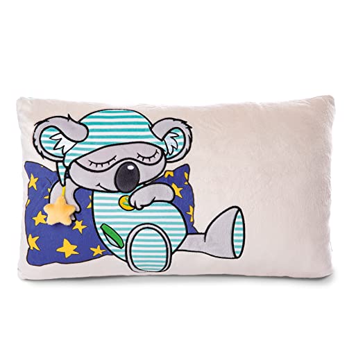 NICI Kuschelkissen Schlafmützen Koala Kappy – Flauschiges Kuscheltierkissen Koala für Mädchen, Jungen & Babys – Rechteckiges Stofftierkissen zum Kuscheln und Schlafen, 43 x 25cm, 48430 von NICI