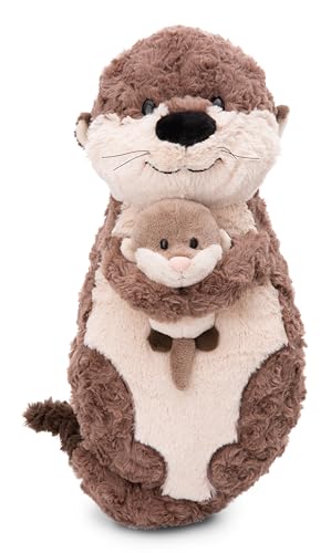 NICI Kuscheltier Otter Oda & Odalina 40 x 20 cm – 2-in-1 Kuschelkissen aus weichem Plüsch, Dekokissen in Otter-Form für Kinder & Erwachsene, 49169, tolle Geschenkidee, beige & grau NICI Kuscheltier Otter Oda & Odalina 40 x 20 cm – 2-in-1 Kuschelkissen aus weichem Plüsch, Dekokissen in Otter-Form für Kinder & Erwachsene, 49169, tolle Geschenkidee, beige & grau von NICI