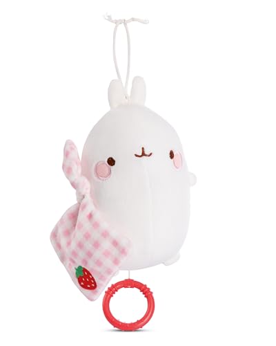 NICI Spieluhr Baby Einschlafhilfe MOLANG 15 cm mit sanfter, beruhigender Gute-Nacht-Melodie - Flauschiges Baby Geschenk Junge & Mädchen - 49475, Weiß NICI Spieluhr Baby Einschlafhilfe MOLANG 15 cm mit sanfter, beruhigender Gute-Nacht-Melodie - Flauschiges Baby Geschenk Junge & Mädchen - 49475, Weiß von NICI