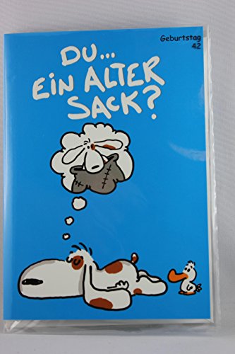 Nici - 55225 - Ginger & Fuzzy, Klappkarte, Geburtstag, Du... Ein alter Sack? ...noch lange nicht! von NICI
