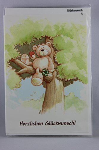 Nici - 65094 - Klappkarte, mit Umschlag, Geburtstag, Bär, Herzlichen Glückwunsch! von NICI