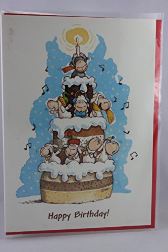 Nici - 65209 - Klappkarte, mit Umschlag, Geburtstag, Schaf, Happy Birthday ... to you!! von NICI