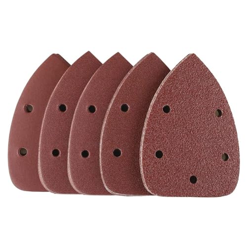 60 Stück Klett-Schleifdreiecke Maus Detail Schleifpapier, 92 x 140 mm, Schleifblätter 5 Loch, Körnungen 40/60/80/120/180/240 für Black und Decker Schleifpapier Schleifmaus Dreieckschleife 60 Stück Klett-Schleifdreiecke Maus Detail Schleifpapier, 92 x 140 mm, Schleifblätter 5 Loch, Körnungen 40/60/80/120/180/240 für Black und Decker Schleifpapier Schleifmaus Dreieckschleife von NICKLIN