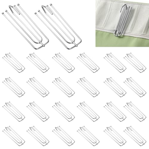 NICKLIN 35 Stück Gardinenhaken Metall,Edelstahl Klammer Klemmhaken Gardinenhaken Metall,Heavy Duty Curtain Pleater Hooks,Curtain Hooks Faltenlegehaken für schwere Vorhänge und Türvorhänge NICKLIN 35 Stück Gardinenhaken Metall,Edelstahl Klammer Klemmhaken Gardinenhaken Metall,Heavy Duty Curtain Pleater Hooks,Curtain Hooks Faltenlegehaken für schwere Vorhänge und Türvorhänge von NICKLIN
