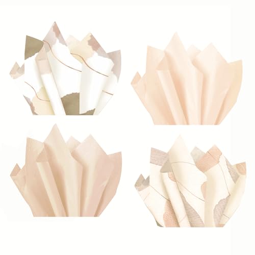 NICROHOME Seidenpapier Verpackungsmaterial Zum Verpacken, Weißbraunes Geschenkpapier für Weihnachten, Geschenktüten, Tissue Paper, Verpackung, Handwerk, Hochzeit, Brautparty, Geburtstagsdekoration NICROHOME Seidenpapier Verpackungsmaterial Zum Verpacken, Weißbraunes Geschenkpapier für Weihnachten, Geschenktüten, Tissue Paper, Verpackung, Handwerk, Hochzeit, Brautparty, Geburtstagsdekoration von NICROHOME EUR