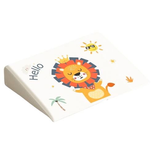 Keilkissen für Babys, niedliche Cartoon -Babysäure -Reflux -Kissen mit abnehmbarem Abdeckung und unsichtbarem Reißverschluss für Flaschenfütterung, Schlafen, Stillen, saurer Reflux Keilkissen für Babys, niedliche Cartoon -Babysäure -Reflux -Kissen mit abnehmbarem Abdeckung und unsichtbarem Reißverschluss für Flaschenfütterung, Schlafen, Stillen, saurer Reflux von NIDONE