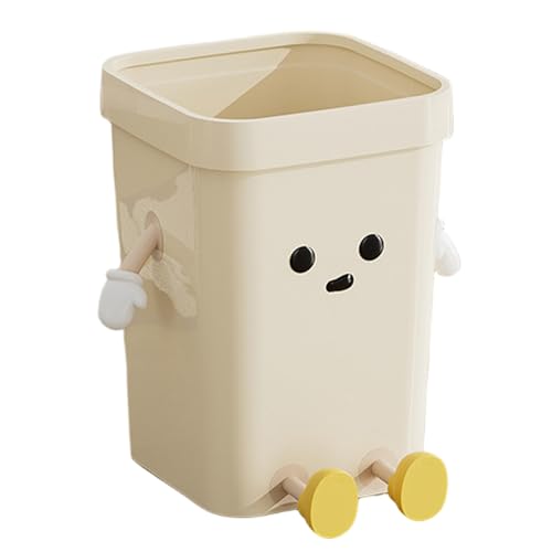 Netter Mülleimer, 7l PP Plastikmüll Can, süßer Cartoon -Müllbehälter mit Augen, Händen und Beinen, offener Abfallkorb für Küche, Büro, Schlafzimmer Netter Mülleimer, 7l PP Plastikmüll Can, süßer Cartoon -Müllbehälter mit Augen, Händen und Beinen, offener Abfallkorb für Küche, Büro, Schlafzimmer von NIDONE