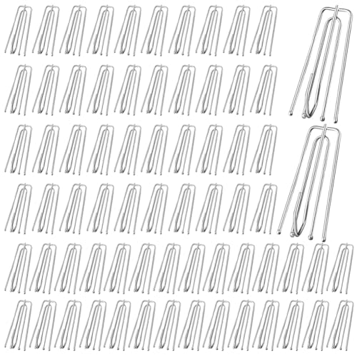 70 Stück Edelstahl Gardinenhaken, Gardinenhaken Metall, 4-Zinken Pinch Vorhanghaken, Curtain Hooks,Faltenhaken Metall, Vorhänge Haken für Herstellen von Gardinenfalten 70 Stück Edelstahl Gardinenhaken, Gardinenhaken Metall, 4-Zinken Pinch Vorhanghaken, Curtain Hooks,Faltenhaken Metall, Vorhänge Haken für Herstellen von Gardinenfalten von NIEEKRUN