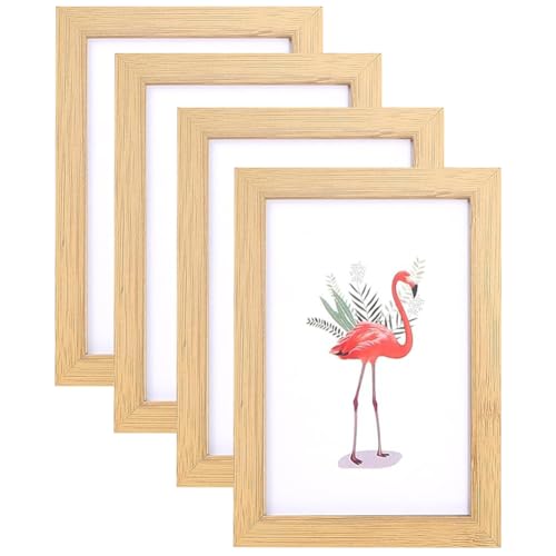 NIEEKRUN 4 Stück Bilderrahmen 10x15 cm Holzbilderrahmen Bilderrahmen Klein Bilderrahmen Set Kleine Rahmen, Eichenoptik Fotorahmen Natur Fotorahmen Collage Bilderrahmen Holz für Zuhause Büro Schule NIEEKRUN 4 Stück Bilderrahmen 10x15 cm Holzbilderrahmen Bilderrahmen Klein Bilderrahmen Set Kleine Rahmen, Eichenoptik Fotorahmen Natur Fotorahmen Collage Bilderrahmen Holz für Zuhause Büro Schule von NIEEKRUN