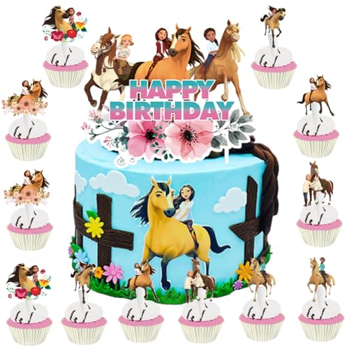 Spirit Horse Cake Decoration 25PCS Pferde Cake Topper Geburtstag Party Kuchen Dekoration, Kuchen Dekoration Supplies Muffin Topper Für Abendessen Geburtstag Hochzeit Verlobungsfeier Party Dekoration Spirit Horse Cake Decoration 25PCS Pferde Cake Topper Geburtstag Party Kuchen Dekoration, Kuchen Dekoration Supplies Muffin Topper Für Abendessen Geburtstag Hochzeit Verlobungsfeier Party Dekoration von NIEEKRUN