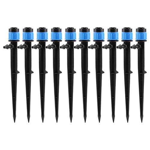 NIHENHAO 10 Stück Rundum-Streu-Yongquan-Tropfer 13 cm 360 Grad Bewässerungssprinkler Rden Wasserbewässerungssprüher aus Kunststoff NIHENHAO 10 Stück Rundum-Streu-Yongquan-Tropfer 13 cm 360 Grad Bewässerungssprinkler Rden Wasserbewässerungssprüher aus Kunststoff von NIHENHAO