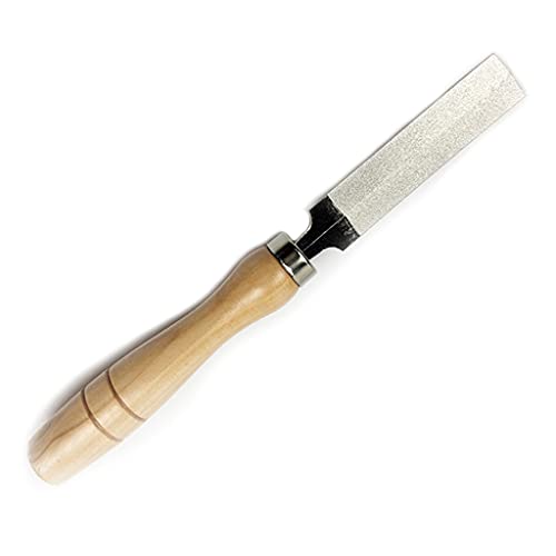 NIHENHAO Diamantfeile für Diamant-Holzschnitzerei Metall- und Glasschleifen Holzbearbeitung Gartenwerkzeug 3 Zoll Holz + Edelstahl von NIHENHAO