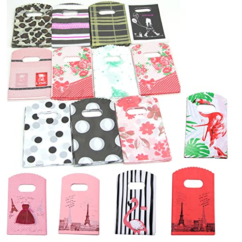 NIHENHAO Kleine Plastiktüten 15 x 9 cm 50 Stück hübsche Geschenkverpackungsbeutel für Schmuck Ohrringe Armbänder Halsketten Ringe Organisation Plastik NIHENHAO Kleine Plastiktüten 15 x 9 cm 50 Stück hübsche Geschenkverpackungsbeutel für Schmuck Ohrringe Armbänder Halsketten Ringe Organisation Plastik von NIHENHAO