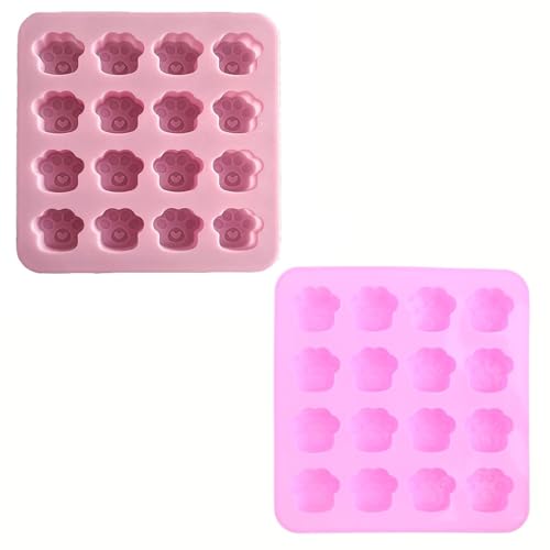 NIHENHAO Silikonform mit 16 Mulden Pfotenabdruckform Tierpfotenharzform Hund für Katzenfußabdruckform Silikon-Epoxidgussformen Cr-Silikon NIHENHAO Silikonform mit 16 Mulden Pfotenabdruckform Tierpfotenharzform Hund für Katzenfußabdruckform Silikon-Epoxidgussformen Cr-Silikon von NIHENHAO