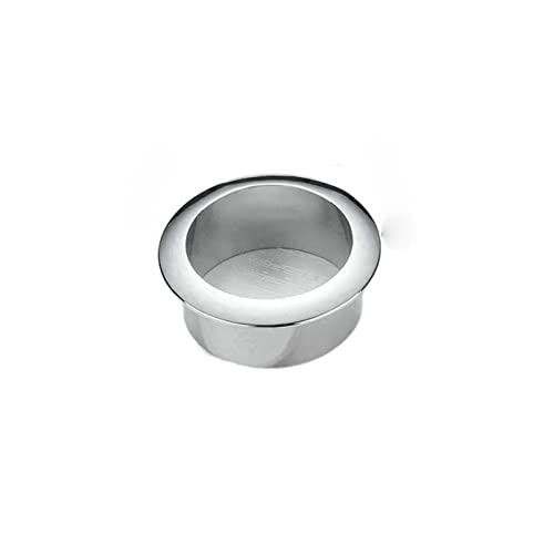 NIHUJALE Kabeldurchführung, 2 Stück Zinklegierung Runde Abdeckung Tisch Kabelauslass Tülle Schrank Entlüftungsloch Dekorative Schreibtisch Drahthalter Möbelbeschläge(Bronze,40mm) von NIHUJALE