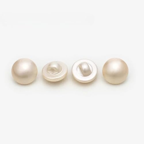 NIHUJALE Knöpfe, 10/12mm 10 Pcs Grün Farbe Ball Perle Blume Tasten Mantel Perle Tasten for Nähen(Pink Short Legs,10mm) von NIHUJALE