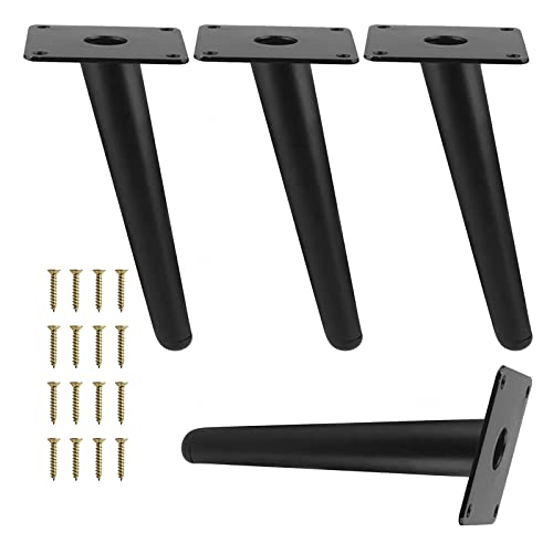 Verstellbare Möbelbeine, 4er-Pack verstellbare Tischbeine, Sofabeine, Schrankbeine, Schreibtischbeine, DIY-Ersatzbeine mit Schrauben, schwarzes Finish, 25 cm, ideal for Küche und Bad(Black,35Cm/13.8In Verstellbare Möbelbeine, 4er-Pack verstellbare Tischbeine, Sofabeine, Schrankbeine, Schreibtischbeine, DIY-Ersatzbeine mit Schrauben, schwarzes Finish, 25 cm, ideal for Küche und Bad(Black,35Cm/13.8In von NIHUJALE