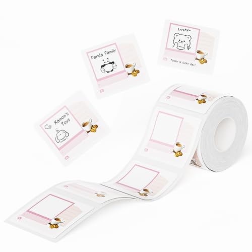 NIIMBOT B21 Pro 300 DPI Foto-Etiketten, drucken Sie HD-Thermo-Etiketten (50 x 45 mm) für Erinnerungen, Notizen, Listen und DIY-Projekte, nur kompatibel mit B21 Pro von NIIMBOT