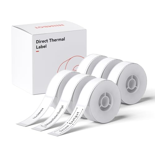 NIIMBOT Etiketten Selbstklebend, 15 x 50mm Thermo Etikettenband, Kompatibel mit D110 D11 D101 Etikettendrucker, 6 Rollen NIIMBOT Etiketten Selbstklebend, 15 x 50mm Thermo Etikettenband, Kompatibel mit D110 D11 D101 Etikettendrucker, 6 Rollen von NIIMBOT
