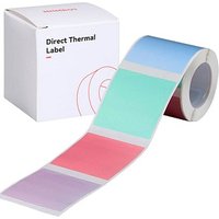 NIIMBOT Etikettenrolle für Etikettendrucker farbig sortiert, 41 x 41 mm, 1 x 175 Etiketten von NIIMBOT