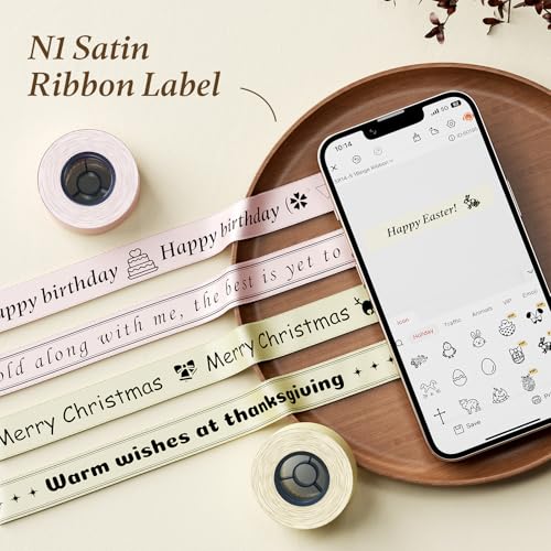 NIIMBOT Geschenkband nur für N1 Etikettendrucker, Beige NIIMBOT Geschenkband nur für N1 Etikettendrucker, Beige von NIIMBOT