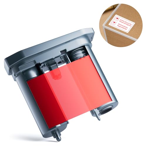 NIIMBOT Thermotransfer-Farbband, Ersatz-Farbband nur kompatibel mit M2-Etikettendruckern, Farbdruckfolie für Thermotransfer-Etikettendruck, Rot NIIMBOT Thermotransfer-Farbband, Ersatz-Farbband nur kompatibel mit M2-Etikettendruckern, Farbdruckfolie für Thermotransfer-Etikettendruck, Rot von NIIMBOT