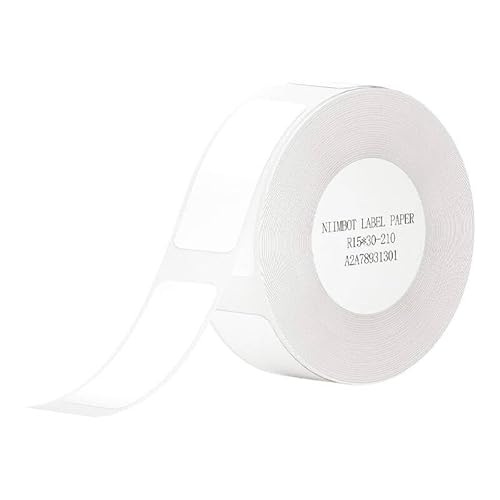 Niimbot Thermoetiketten T – 15 x 30 mm – 210 Stück – weiß von NIIMBOT