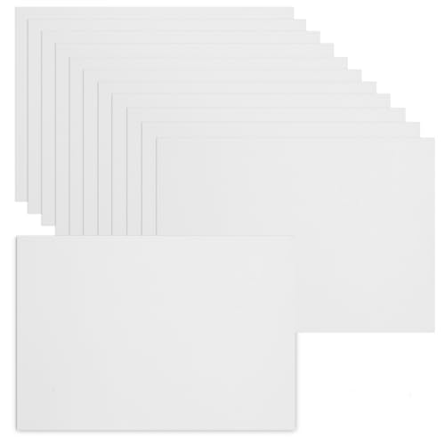 NIKUNX 110 Stück Weiße Karteikarten, Blanko Karteikarten A6, Postkarten Blanko, 250g/m² DIY Karten Blanko für Grußkarten, Hochzeitseinladungen, Kinderunterricht von NIKUNX