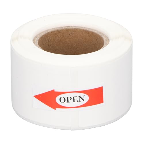 0,98 x 1,5 Zoll Wärmeaufkleber -Etiketten, 1 Roll 100 Stück Papiere Wassersicher öld, thermisches Kabeletikett für Glasfaser, Heckfaser -Jumper, Netzwerkkabel (Weiß) von NINESHE