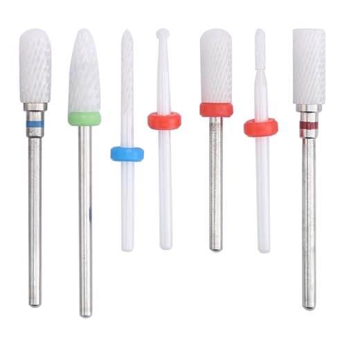 12 Pcs Keramik Nagelbohrerbits, 3/32 Zoll Keramik Schleifbohrer, Um die Abgestorbene Haut für Nägel, Elektrische mAhlmaschinenfräsen zu Entfernen 12 Pcs Keramik Nagelbohrerbits, 3/32 Zoll Keramik Schleifbohrer, Um die Abgestorbene Haut für Nägel, Elektrische mAhlmaschinenfräsen zu Entfernen von NINESHE