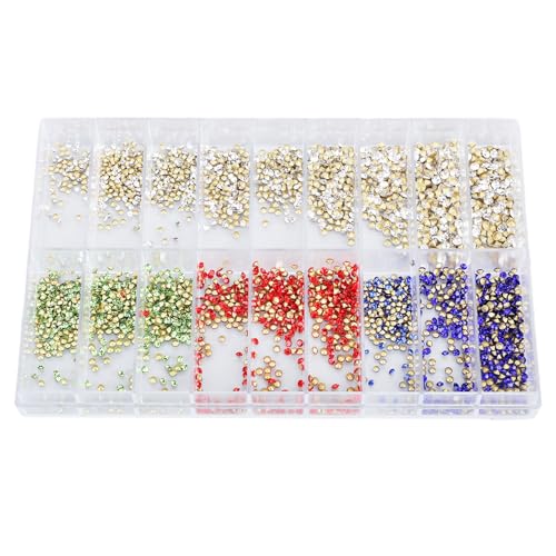 Kit de Gemas y Diamantes de Imitación para Manualidades Pegamento Gemas Deslumbrantes Joyas de Diamantes de Imitación Arte Piedras Preciosas Cuentas Cristales Deslumbrantes Manuali von NINESHE