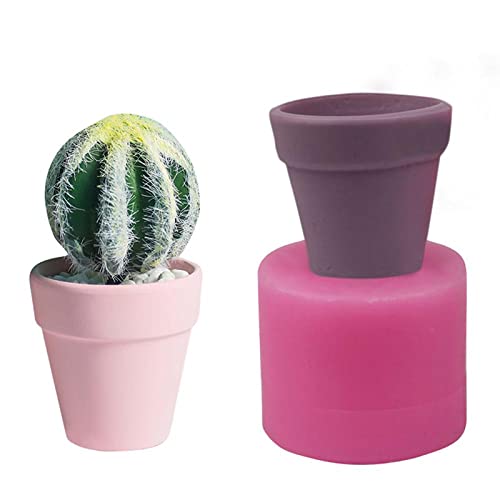 NINEXY Blumentopf-Silikonformen, Epoxidharz, Beton, Tonformen, Sukkulenten, Pflanzgefäß, Vase, Gips, Zement, Kerzenhalter von NINEXY