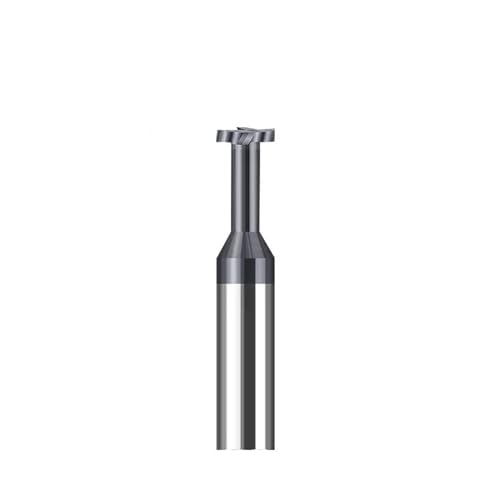 1 Stück HSS T-Nutenfräser 4 Nuten Hartmetall-Schaftfräser Schnittdurchmesser 2–10 mm Metall Aluminium Stahl Kupfer Bearbeitung Hartmetall CNC-Fräswerkzeug (Size : For Steel, Color : 10X1) von NINFE