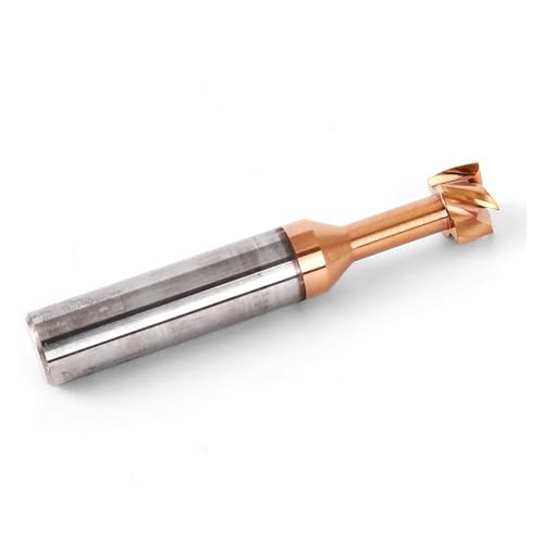 1 Stück T-Nut-Schaftfräser HRC55 4 Nuten Hartmetall-Schaftfräser 3–12 mm Schnittdurchmesser 0,5–5 mm Tiefe Metall-Wolframstahl-Schaftfräser CNC-Schneidwerkzeuge (Size : 12x3xD12x60L) von NINFE