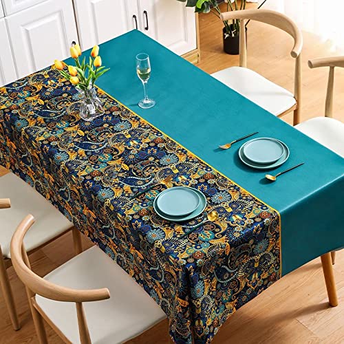NINGHOME Antifouling,100x160cm,Elegante Linoleum-Tischdecke, abwischbare rechteckige rechteckige PVC-Linoleum-Vinyl-Tischdecke, wasserdicht NINGHOME Antifouling,100x160cm,Elegante Linoleum-Tischdecke, abwischbare rechteckige rechteckige PVC-Linoleum-Vinyl-Tischdecke, wasserdicht von NINGHOME