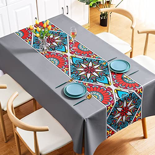 NINGHOME Gartentischdecke,120x170cm,Wachstuch mit Chic Stil - Abwischbare PVC Wachstuchtischdecke Wasserabweisend Rechteckige - Strapazierfähiges Tischdecke NINGHOME Gartentischdecke,120x170cm,Wachstuch mit Chic Stil - Abwischbare PVC Wachstuchtischdecke Wasserabweisend Rechteckige - Strapazierfähiges Tischdecke von NINGHOME