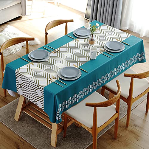 NINGHOME Strapazierfähiges Tischdecke,100x160cm,Rechteck Dekoration Tischdecke PVC wasserdicht Elegante Tischdecke mit Mehrere Muster Staubdichte waschbare Küchentischabdeckung für Speisetisch NINGHOME Strapazierfähiges Tischdecke,100x160cm,Rechteck Dekoration Tischdecke PVC wasserdicht Elegante Tischdecke mit Mehrere Muster Staubdichte waschbare Küchentischabdeckung für Speisetisch von NINGHOME