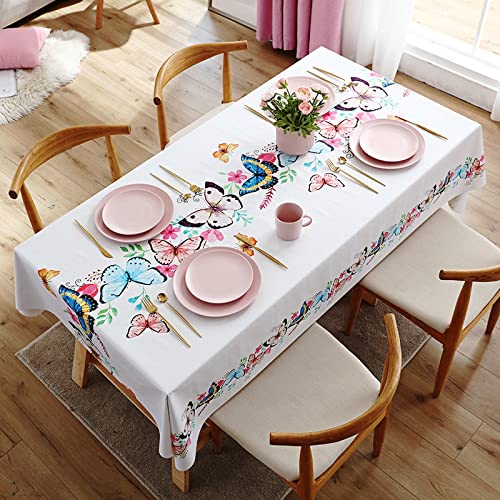 NINGHOME Strapazierfähiges Tischdecke,140x220cm,PVC Tischdecke Quadrat für Küche Esstisch Kunststoff Wischtuchreinigung Tischdecke für Indoor Outdoor NINGHOME Strapazierfähiges Tischdecke,140x220cm,PVC Tischdecke Quadrat für Küche Esstisch Kunststoff Wischtuchreinigung Tischdecke für Indoor Outdoor von NINGHOME
